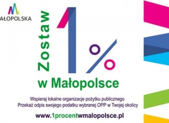 Obrazek: Zostaw 1% podatku w Małopolsce